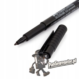 Foliopis z gumką OHP MULTIMARK M 1.0mm czarny 152599 FABER-CASTELL