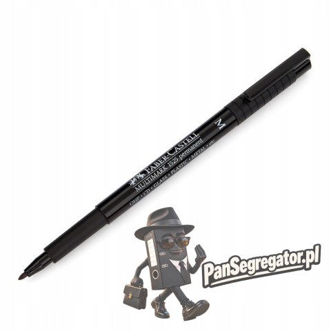 Foliopis z gumką OHP MULTIMARK M 1.0mm czarny 152599 FABER-CASTELL