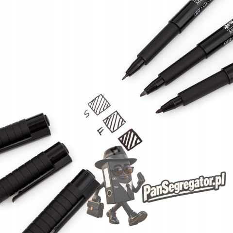 Foliopis z gumką OHP MULTIMARK M 1.0mm czarny 152599 FABER-CASTELL