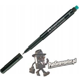 Foliopis z gumką OHP MULTIMARK S 0.4mm czarny 152399 FABER-CASTELL