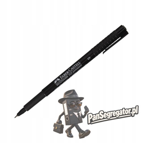 Foliopis z gumką OHP MULTIMARK S 0.4mm czarny 152399 FABER-CASTELL