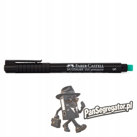 Foliopis z gumką OHP MULTIMARK S 0.4mm czarny 152399 FABER-CASTELL