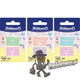 Gumka PASTELL YOU (2 szt.) 606196 PELIKAN