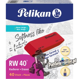 Gumka RW 40 VELVET (40 szt.) 606127 PELIKAN