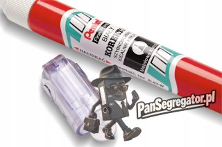 Korektor w piórze PENTEL ZL63 7ml metalowa końcówka okrągły