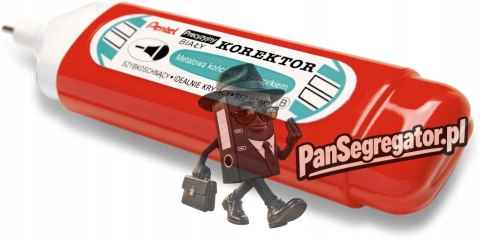 Korektor w piórze PENTEL ZLC31 12ml metalowa końcówka płaski
