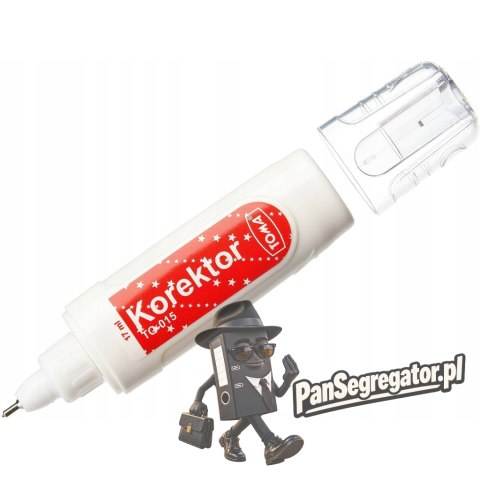 Korektor w płynie, w pisaku, końcóka metalowa17ml TO-015 TOMA