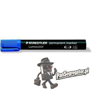 Marker 350-3 niebieski STAEDTLER LUMOCOLOR permamentny ścięty