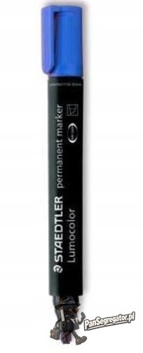 Marker 350-3 niebieski STAEDTLER LUMOCOLOR permamentny ścięty