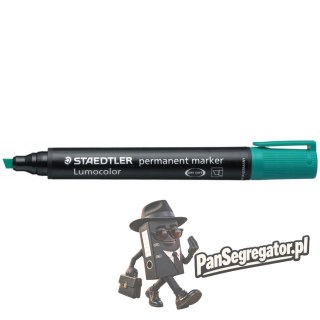 Marker 350-5 zielony STAEDTLER LUMOCOLOR permamentny ścięty