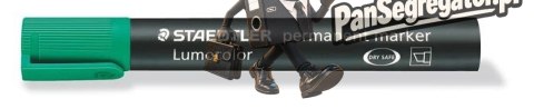 Marker 350-5 zielony STAEDTLER LUMOCOLOR permamentny ścięty