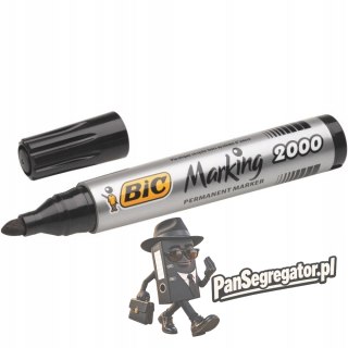 Marker BIC permanentny ECO 2000 mix 4 kolorów okrągła końcówka 8209112
