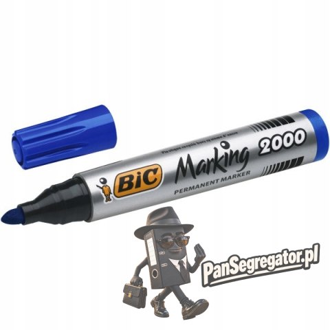 Marker BIC permanentny ECO 2000 mix 4 kolorów okrągła końcówka 8209112