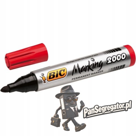 Marker BIC permanentny ECO 2000 mix 4 kolorów okrągła końcówka 8209112