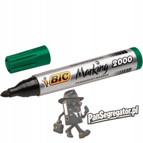 Marker BIC permanentny ECO 2000 mix 4 kolorów okrągła końcówka 8209112