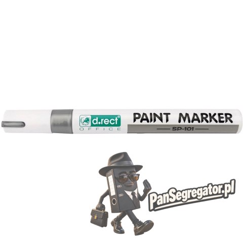 Marker D.RECT SP-101 olejowy srebrny 206009