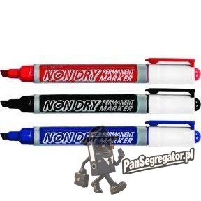 Marker DONG-A permanentny ścięty niebieski TT5732