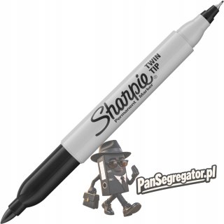 Marker SHARPIE Twin Tip 52011 czarny S0811100
