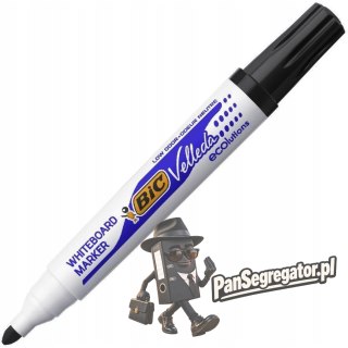 Marker VELLEDA 1701 suchościeralny czarny BIC ECO okrągła końcówka 904937