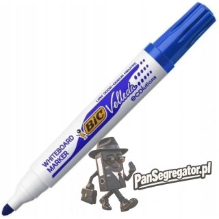 Marker VELLEDA 1701 suchościeralny niebieski BIC ECO okrągła końcówka 904938