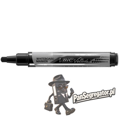 Marker VELLEDA sucho. czarny okrągła końcówka Liquid Ink Tank 902096 BIC