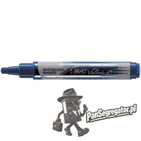 Marker VELLEDA sucho. niebieski okrągła końcówka Liquid Ink Tank 902095 BIC