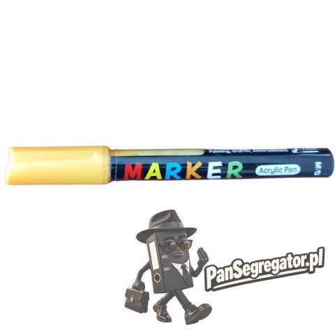 Marker akrylowy 1-2mm jasnożółty MG APL404-15
