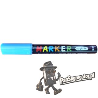 Marker akrylowy 1-2mm lazurowy MG APL603-34