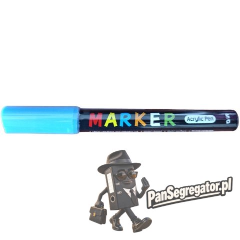 Marker akrylowy 1-2mm lazurowy MG APL603-34