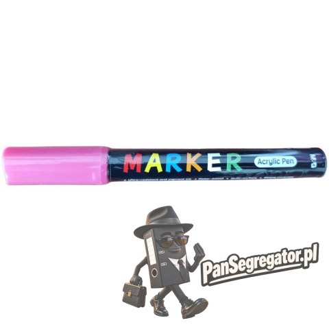 Marker akrylowy 1-2mm różana czerwień MG APL214-202