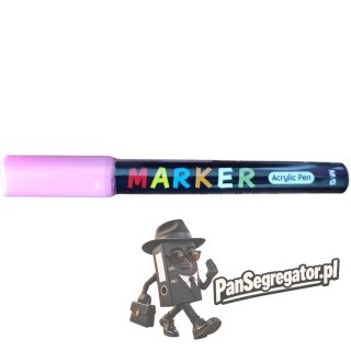Marker akrylowy 1-2mm różowy MG APL210-20
