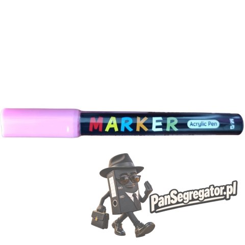 Marker akrylowy 1-2mm różowy MG APL210-20