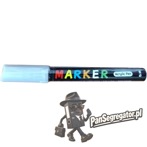 Marker akrylowy 1-2mm srebrny MG APL110-81