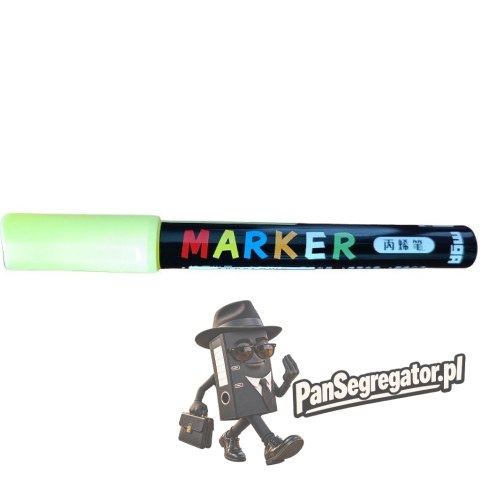 Marker akrylowy 1-2mm żółty neon MG ZPLN6570-101