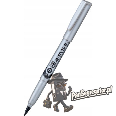 Marker do płyt CD NMS51 PENTEL czarny końcówka 0.8mm