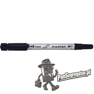 Marker do płyt CD PILOT dwustronny czarny PISC-TMCD-B