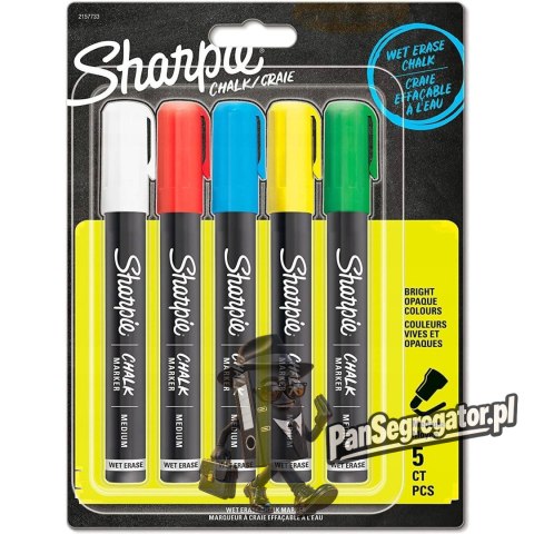 Marker kredowy 5 kol. SHARPIE 2157733