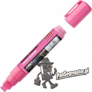 Marker kredowy końcówka 8x5mm różowy TO-291 82 TOMA