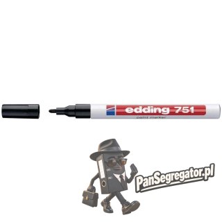 Marker lakierowy 1-2mm 751 czarny okrągła końcówka 751/001/C EDDING