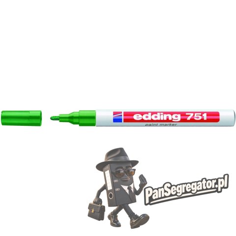 Marker lakierowy 1-2mm 751 zielony okrągła końcówka 751/004/ZI EDDING