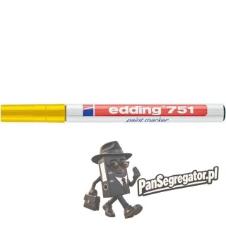 Marker lakierowy 1-2mm 751 żółty okrągła końcówka 751/005/Z EDDING