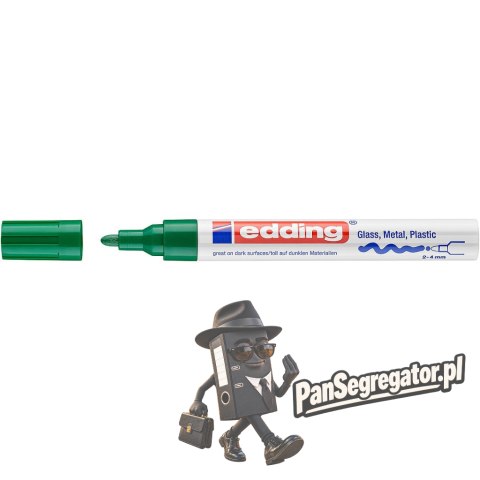 Marker lakierowy 2-4mm 750 zielony okrągła końcówka 750/004/ZI EDDING