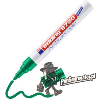 Marker lakierowy przemysłowy 2-4mm zielony okrągła końcówka 8750/004/ZI EDDING