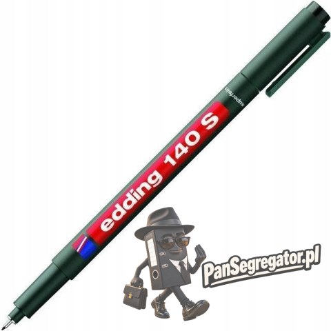 Marker niezmywalny do folii 0,3mm czarny 140S/001/C ED EDDING