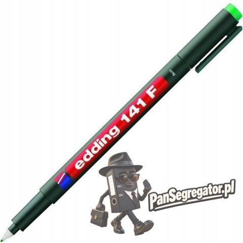 Marker niezmywalny do folii 0,6mm zielony 141F/004/ZI ED EDDING