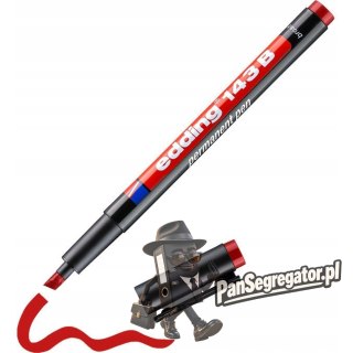 Marker niezmywalny do folii 1-3mm czerwony 143B/002/CZ ED EDDING