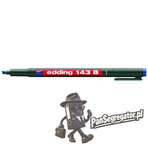 Marker niezmywalny do folii 1-3mm niebieski 143B/003/N ED EDDING
