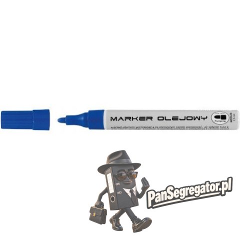 Marker olejowy ECONOMY niebieski TO-420 TOMA