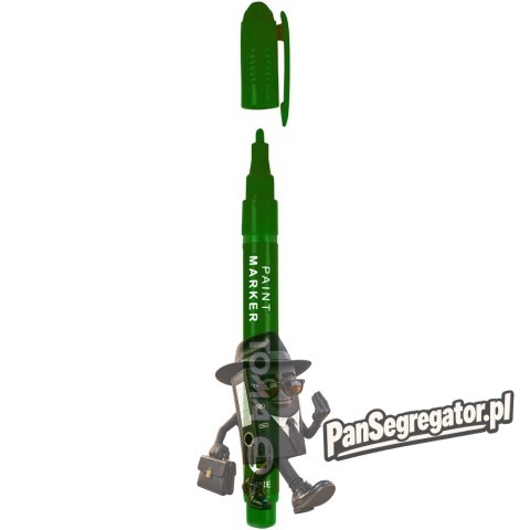 Marker olejowy F zielony 1,5mm TO-441 TOMA