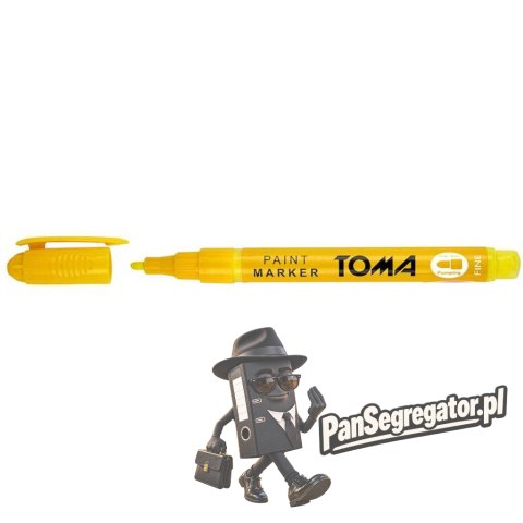 Marker olejowy F żółty 1,5mm TO-441 TOMA
